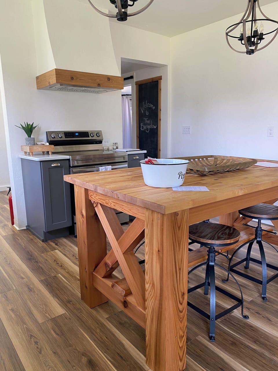 Another view of the Huge Kitchen Island 
