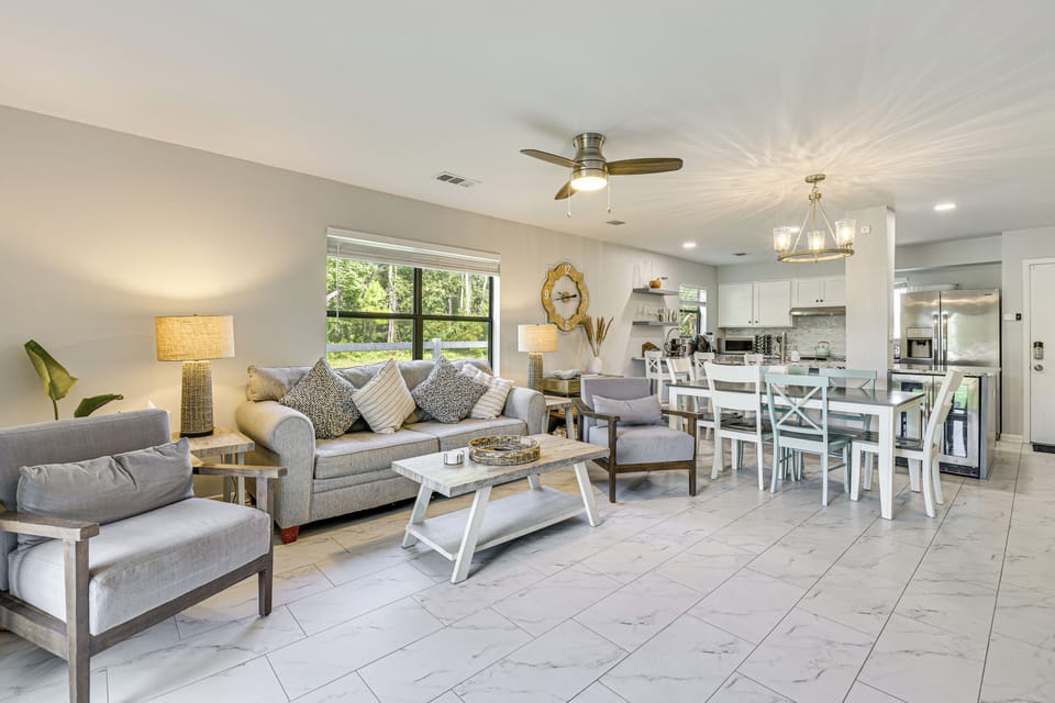 Interior | 1st Floor | Open Floor Plan | Free WiFi | Central A/C & Heat