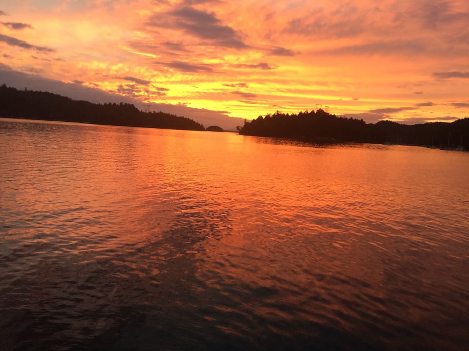 Another wonderful sunset on the islands