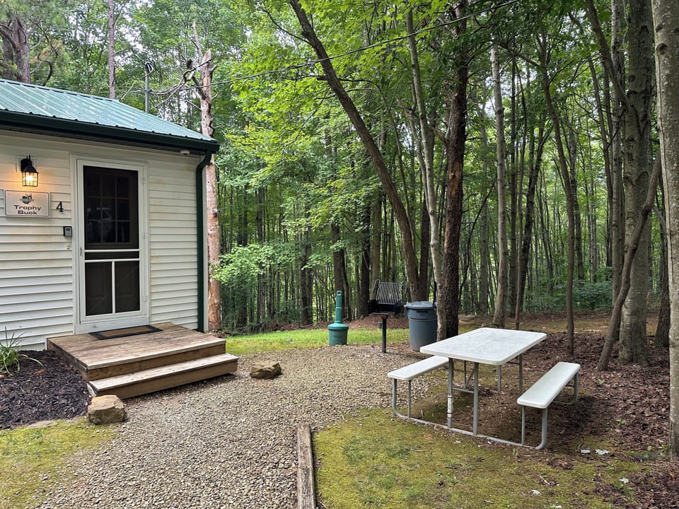PRIVATE PICNIC AREA W/ CHARCOAL GRILL