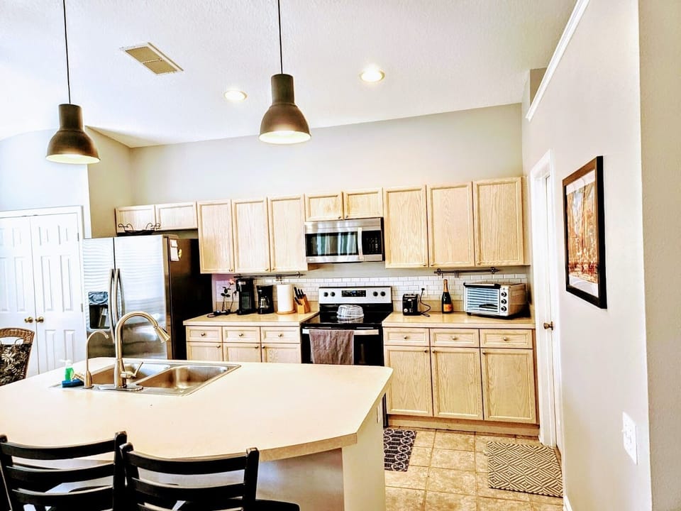 Kitchen to prepare meals for the family.