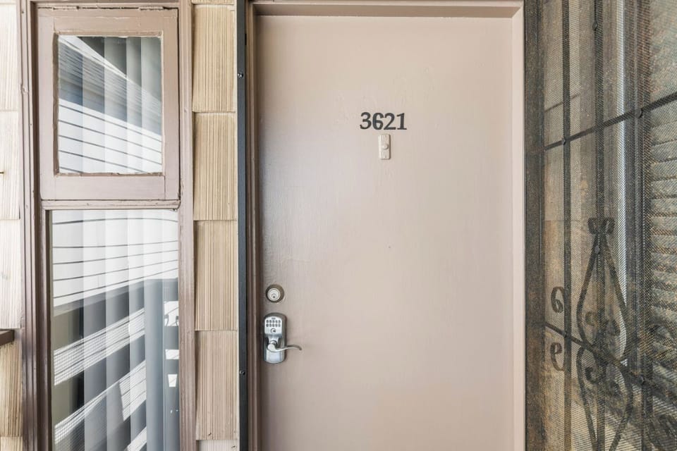 Your front door. Welcome! We believe that you will enjoy this place and you will love having the beach directly across the street! 