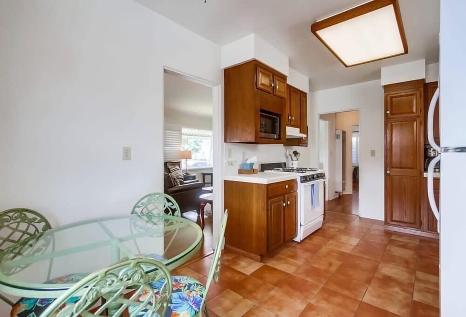 View into the kitchen