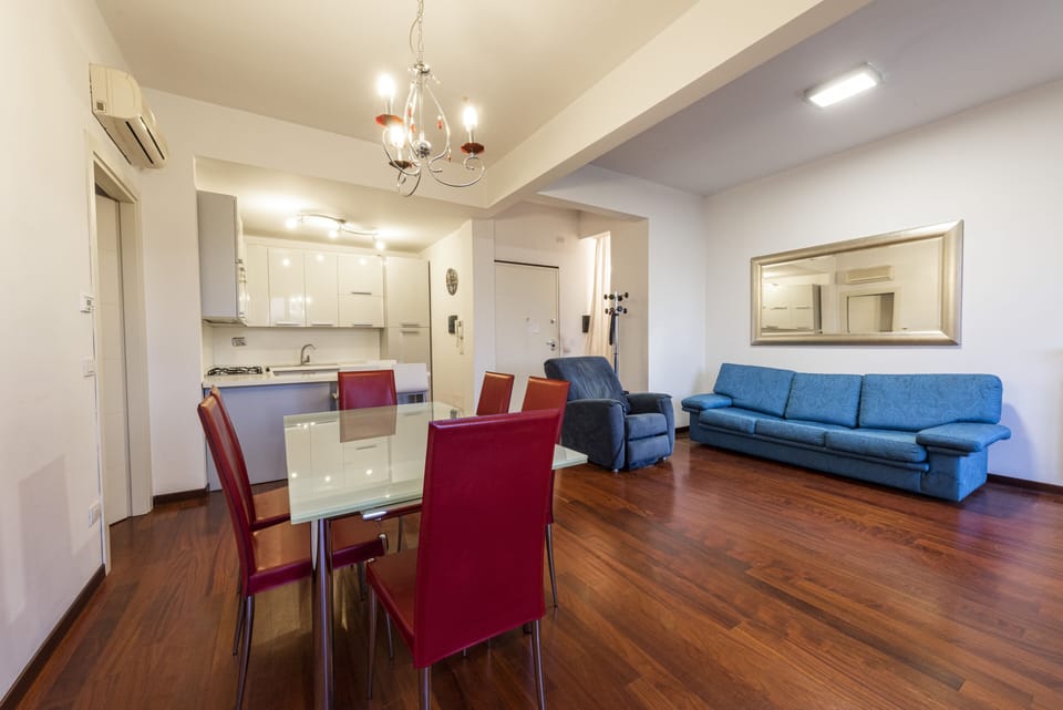 City Apartment | Living area | 40-inch flat-screen TV with digital channels, TV