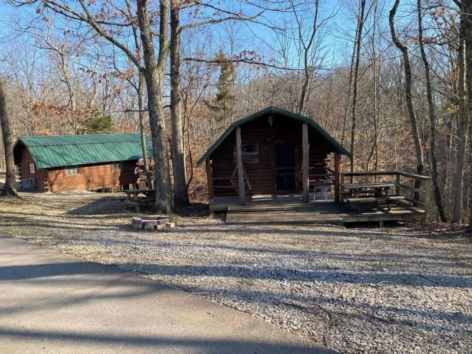 Rustic Cabin Facade