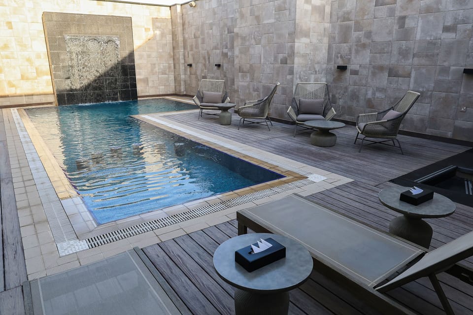 Rooftop pool