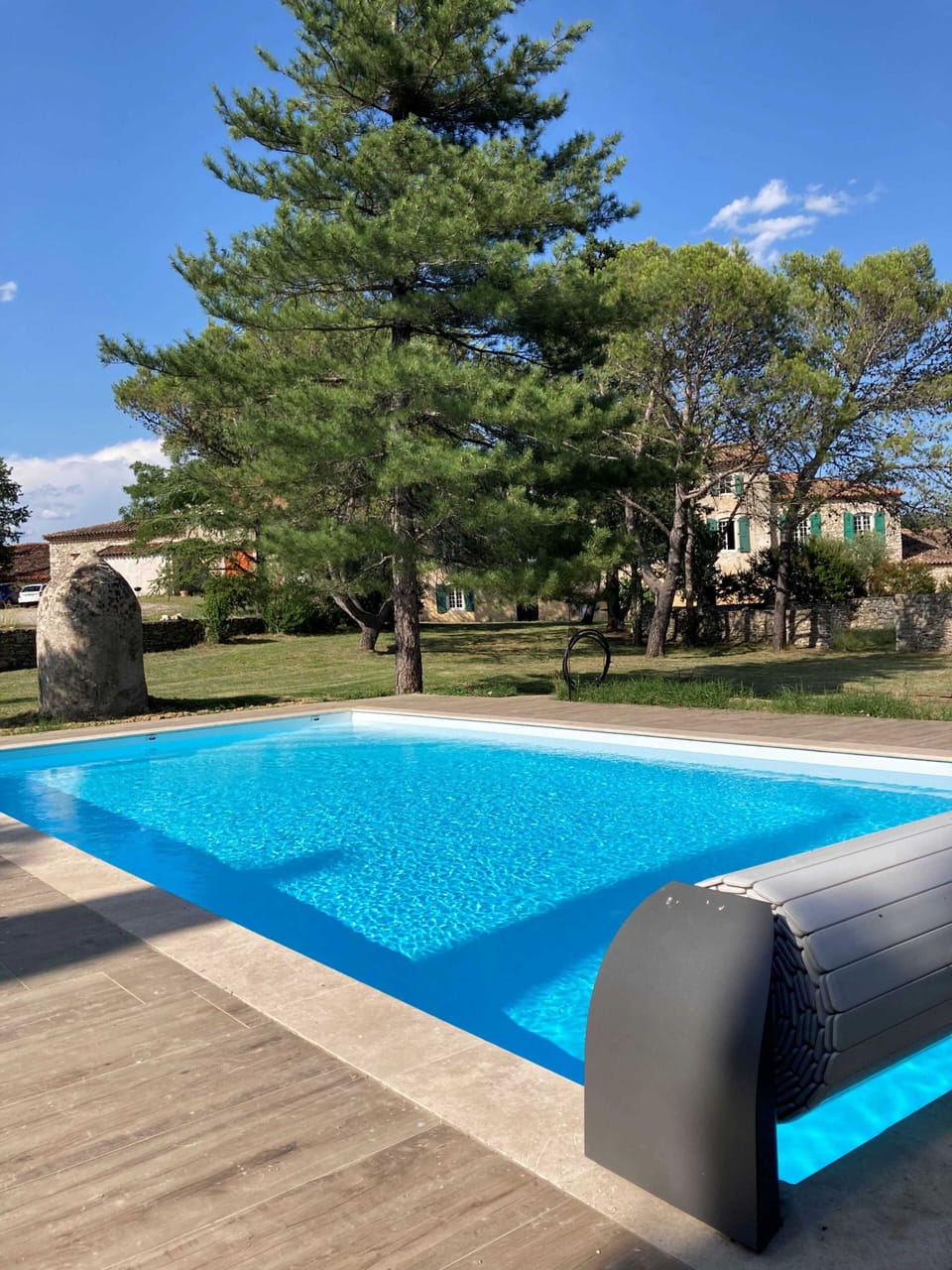 The shared swimming pool (10m x 5m)