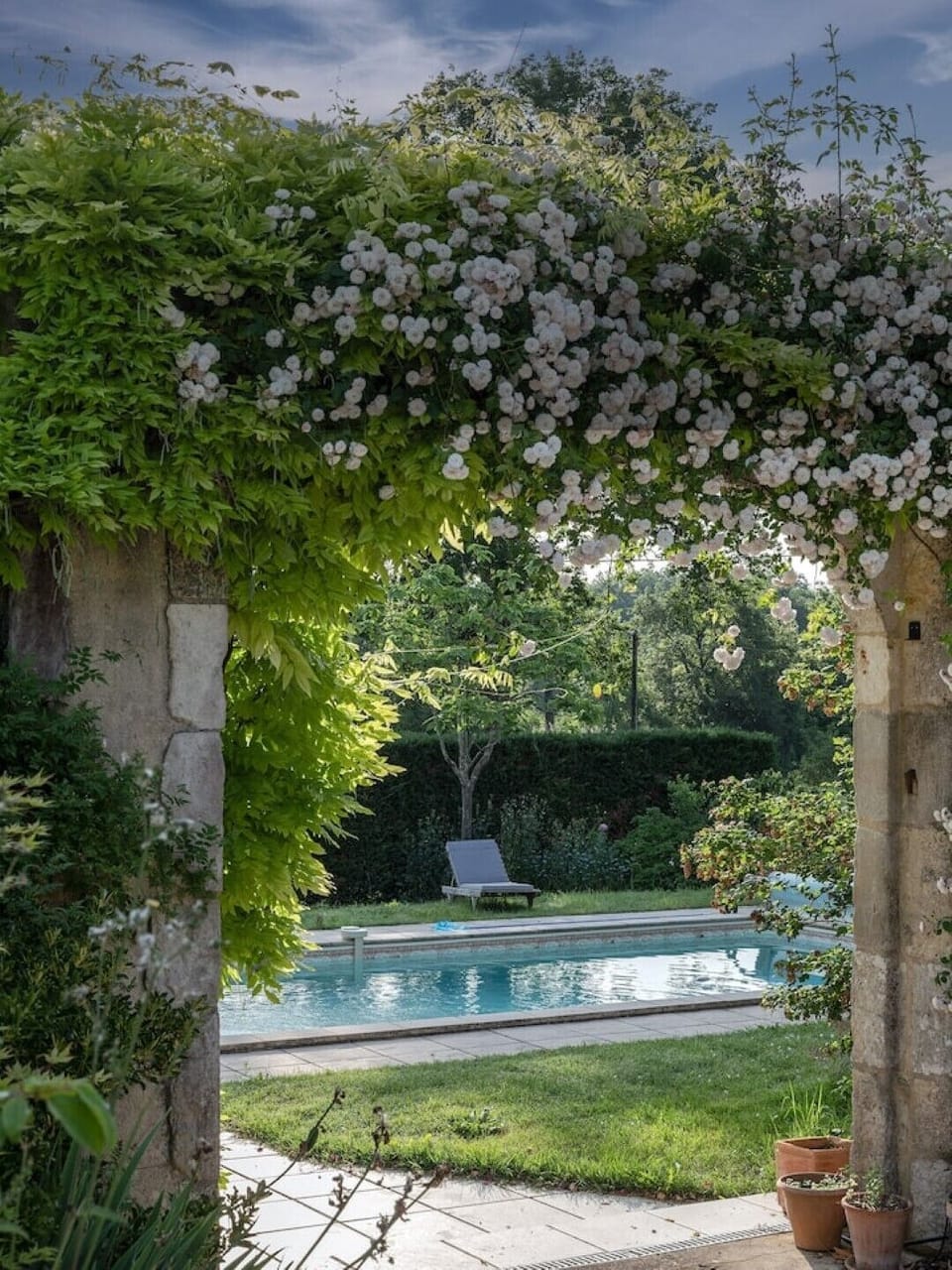 Archway and entrance to house