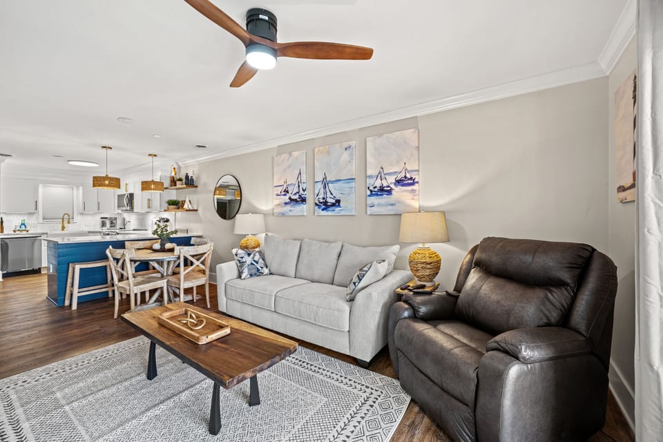 Find a comfortable spot for some good conversation.