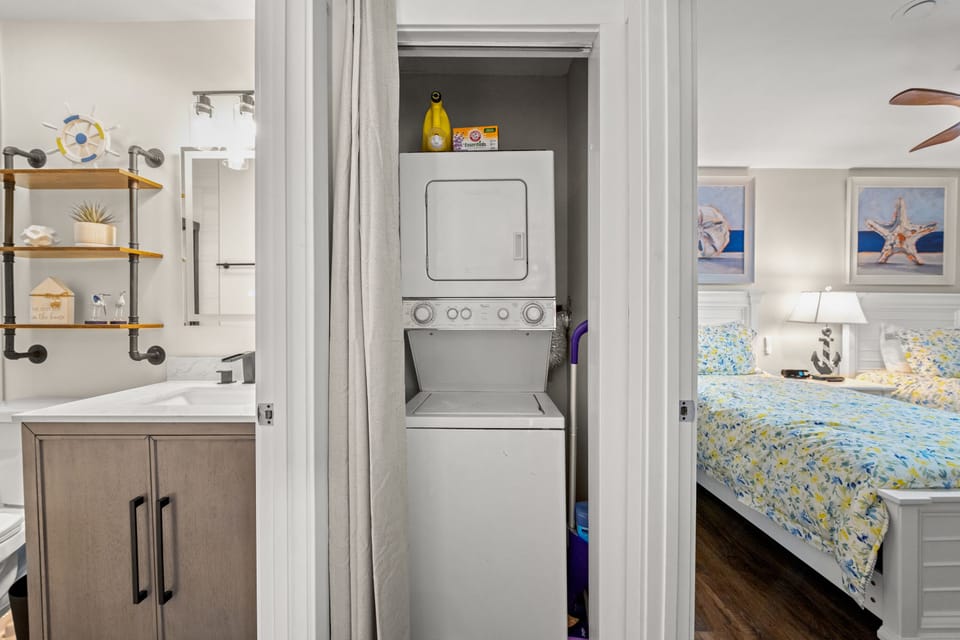 Never underestimate the convenience of a washer & dryer in your unit.