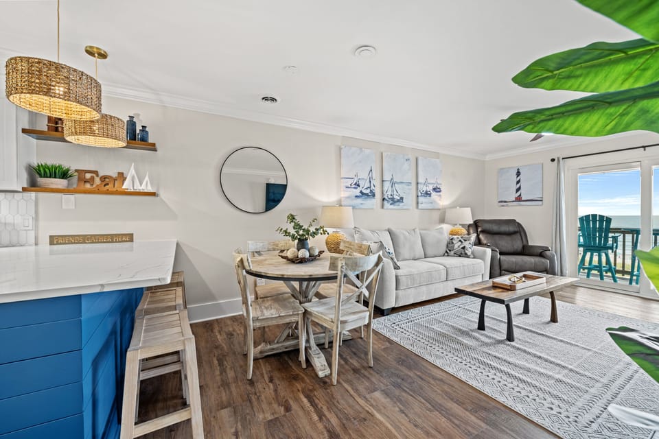 Sit together and enjoy a home cooked meal and chat about your fun-filled day!
