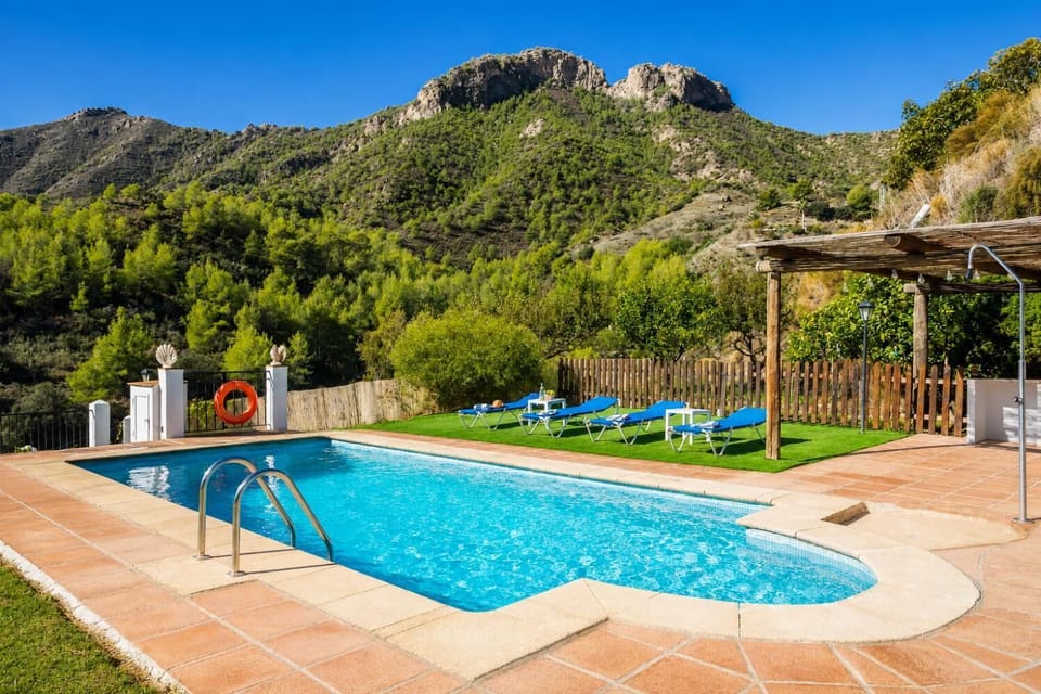 Private pool and terrace with views