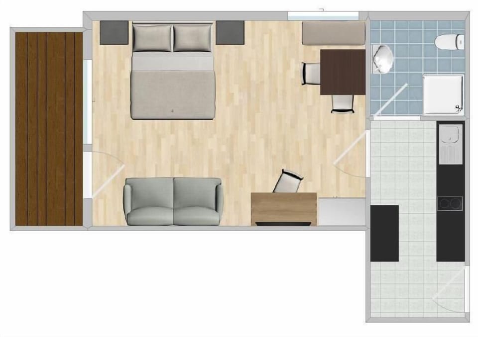 Classic Apartment, Balcony, Mountain View | Floor plan