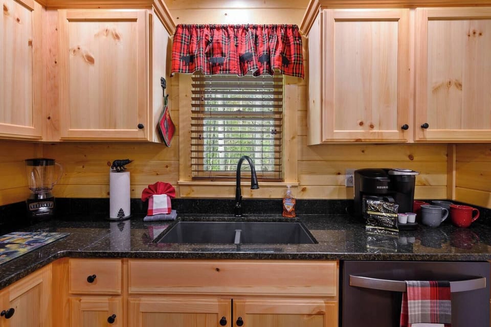 Fully stocked kitchen for your cooking convenience :)