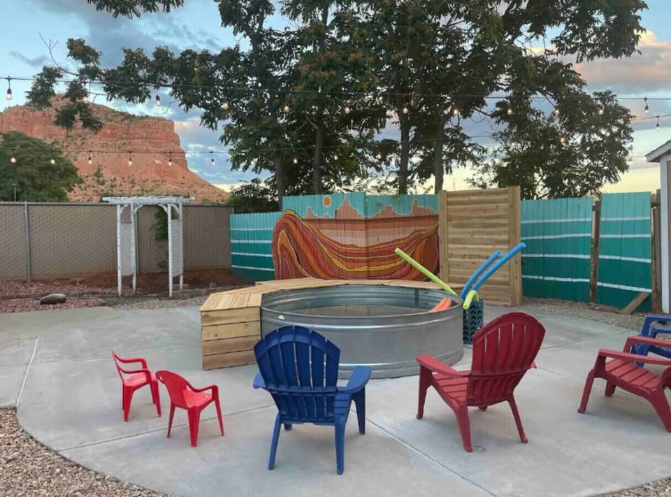 Seasonal community cowboy soaking tub
