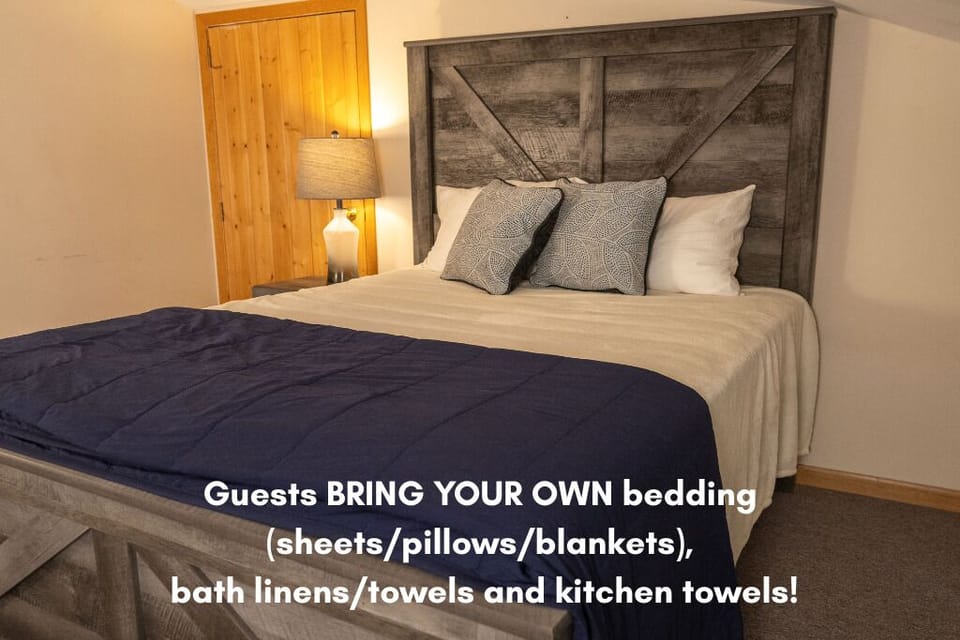 *Guests bring all their own bedding (pillows/sheets/blankets) and towels.