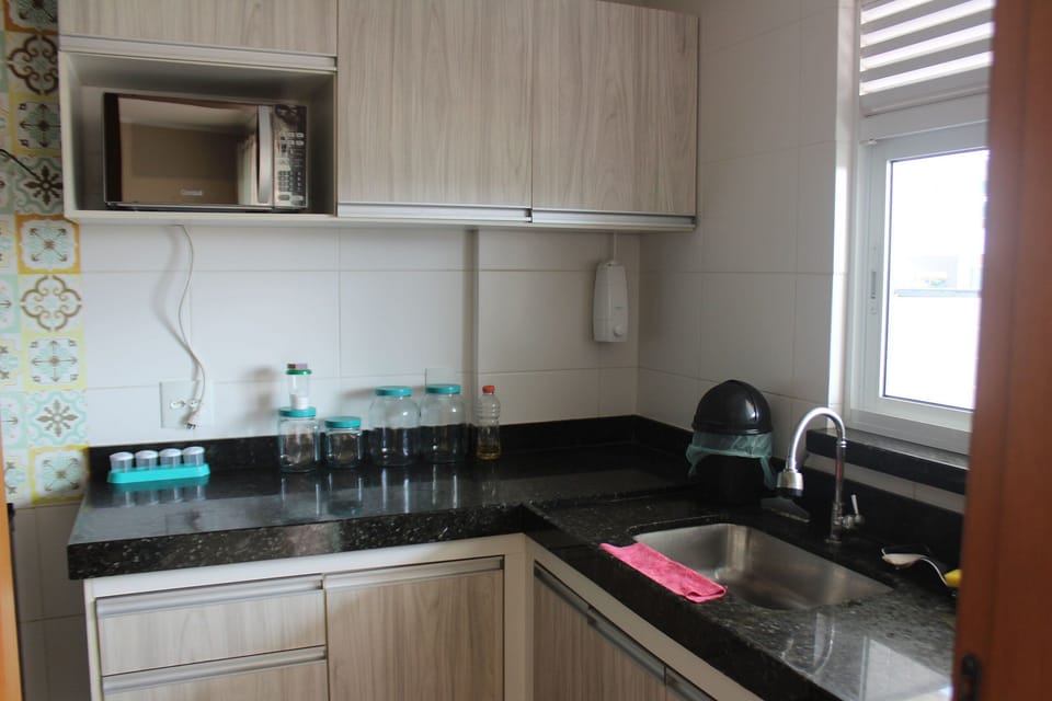 Comfort Apartment | Private kitchen | Fridge, microwave, oven, rice cooker