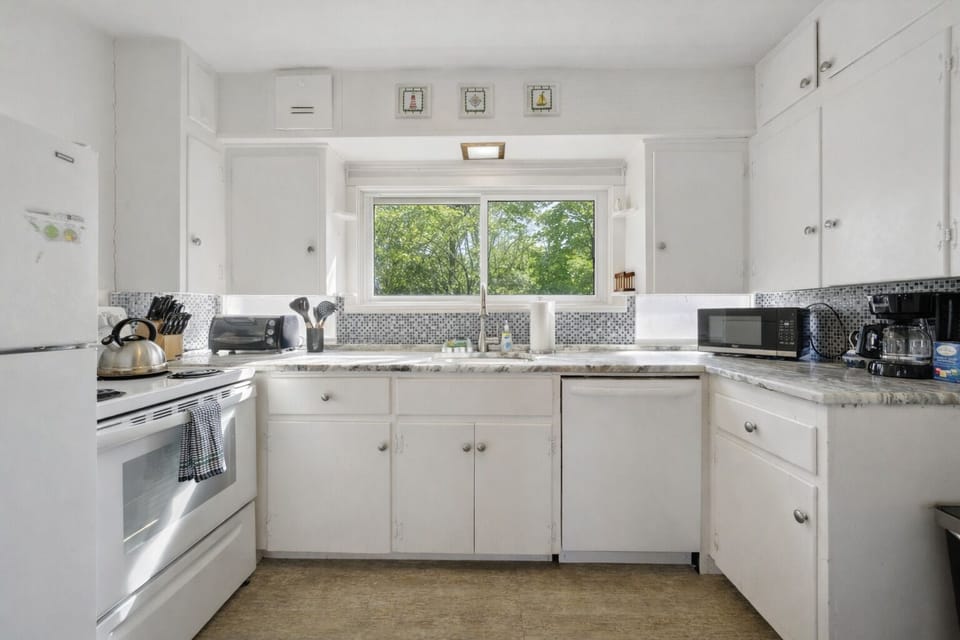 Our bright & modest kitchen