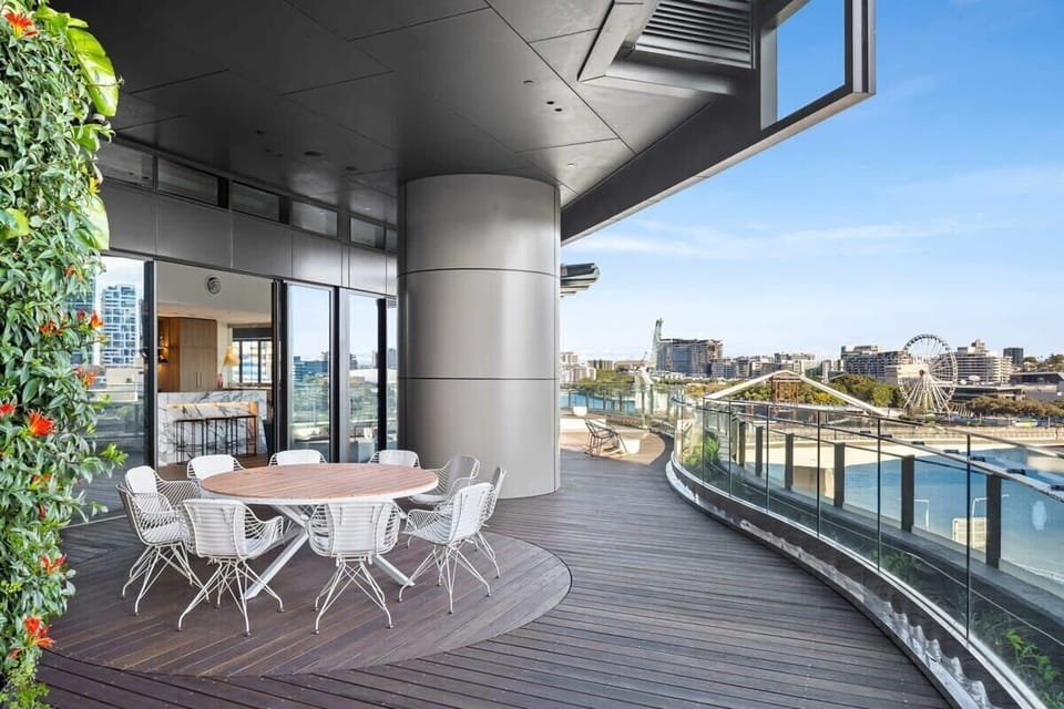 Public outdoor dining area