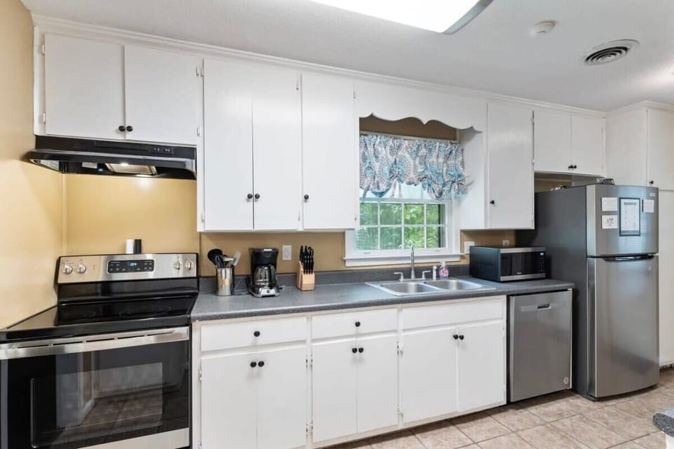 Fully stocked kitchen