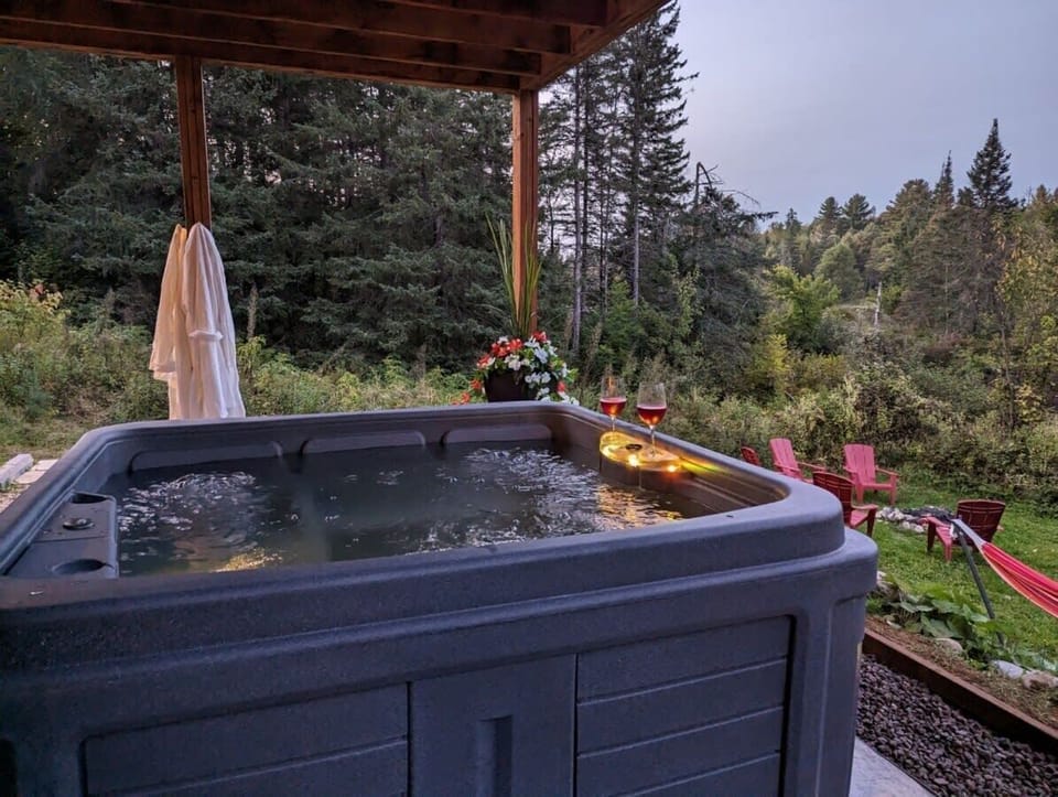 Le spa est parfait pour un moment de détente 