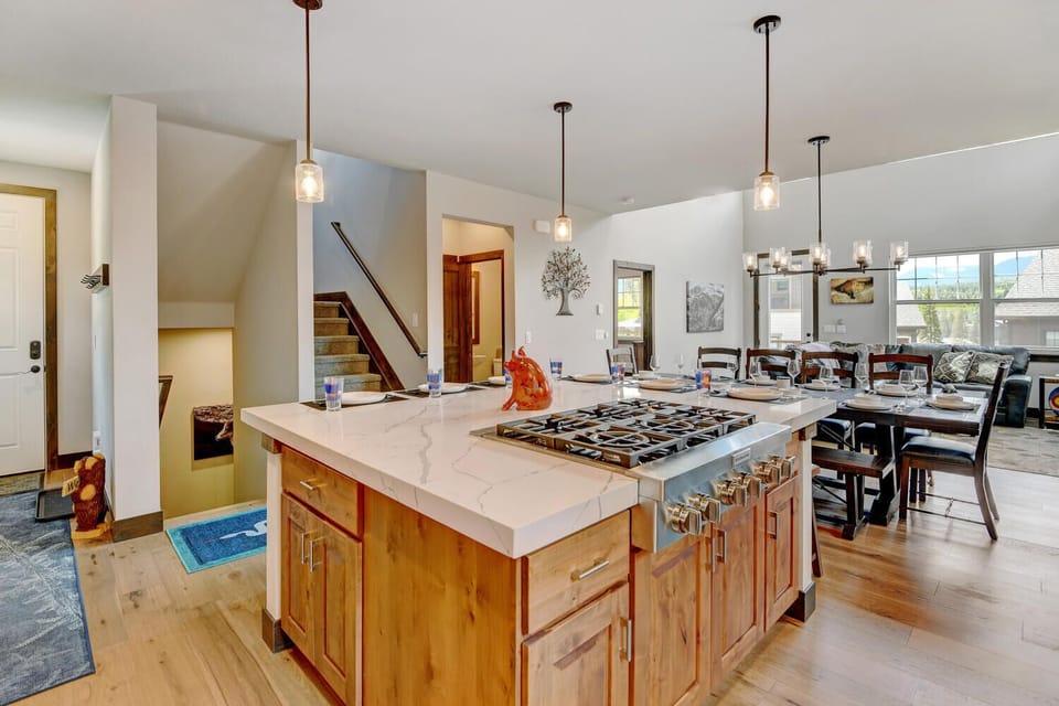 Open Concept Kitchen and Dining
