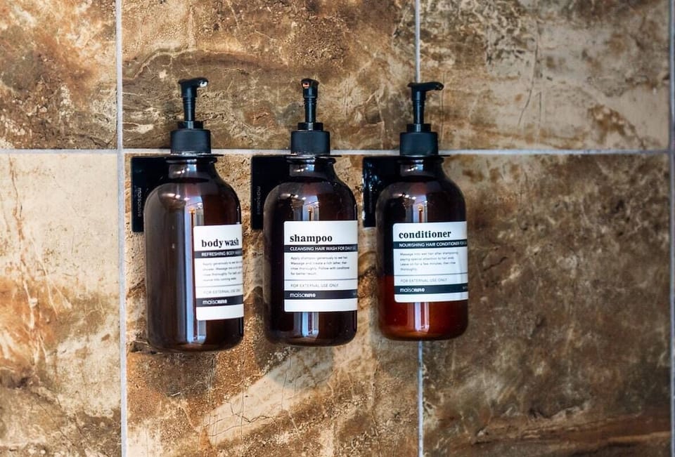 [Bathroom 1] Complimentary Shampoo, Conditioner, and Body Soap