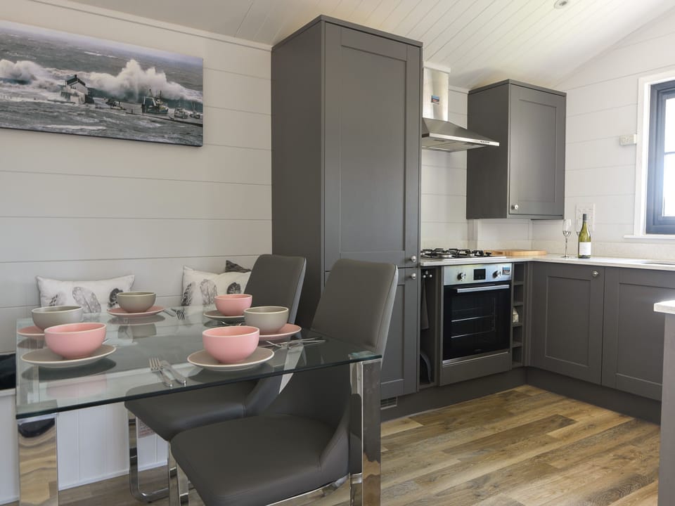 Fridge, dishwasher, electric kettle, toaster