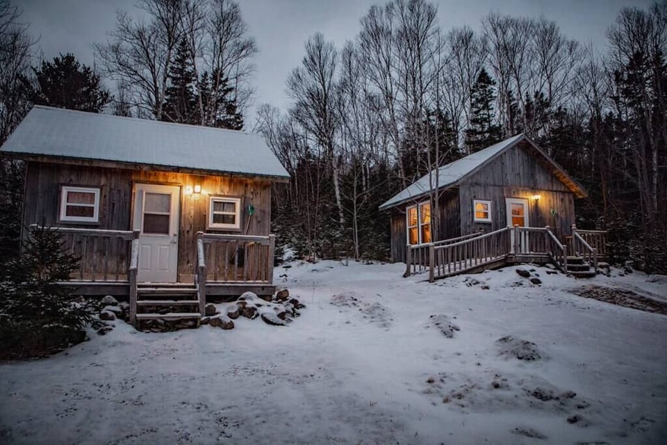 The cottages are winterized and a perfect location for an adventure in any season.