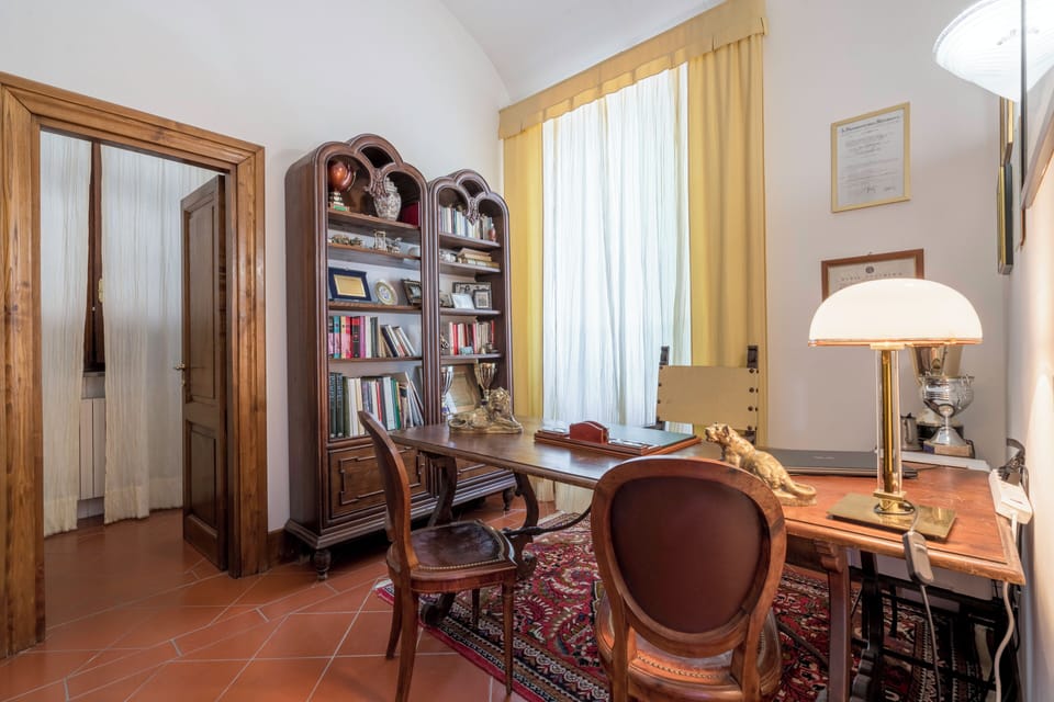 Villa | Living area | 32-inch flat-screen TV with satellite channels, TV, fireplace