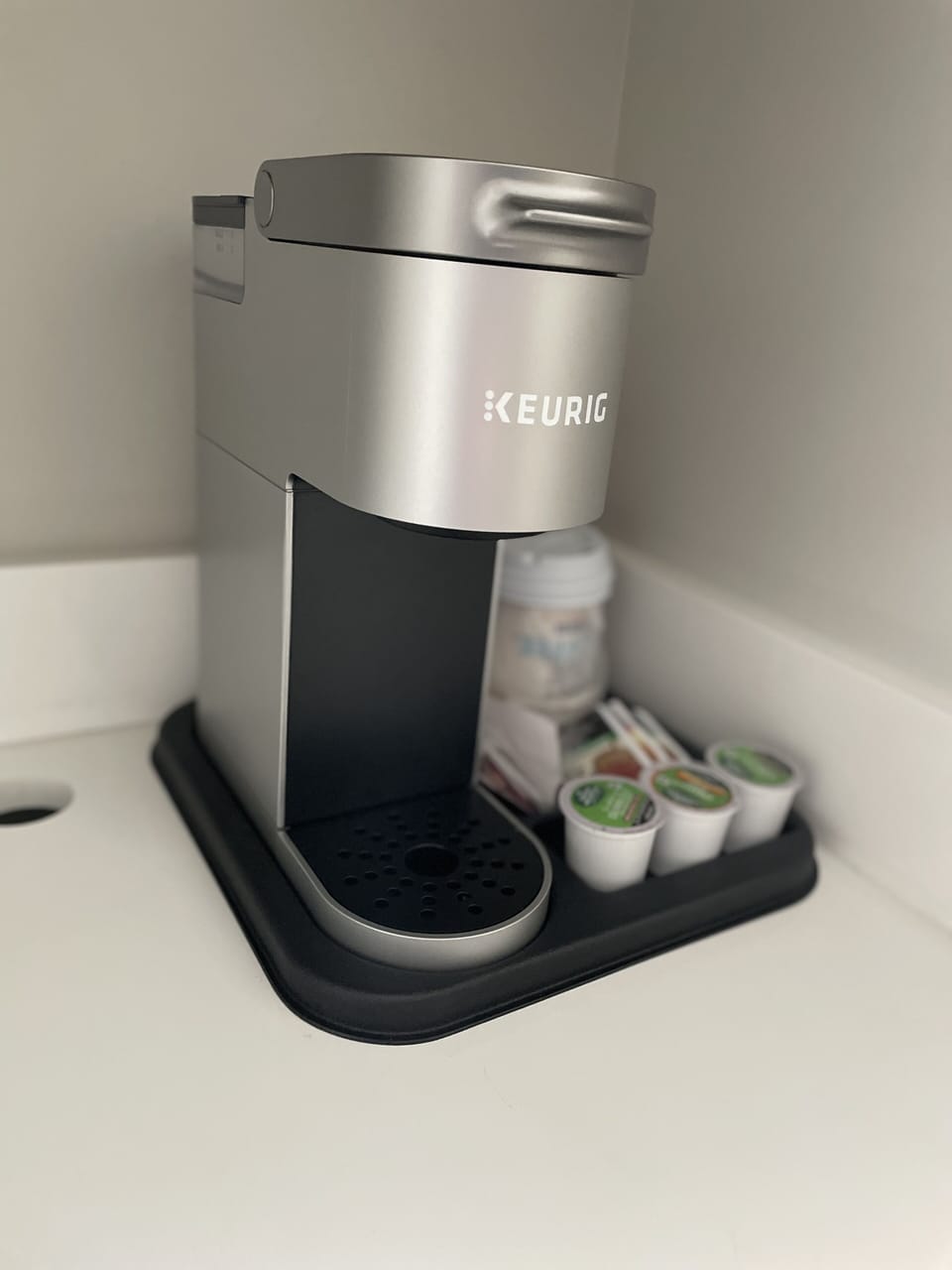 42-inch flat-screen TV with satellite channels