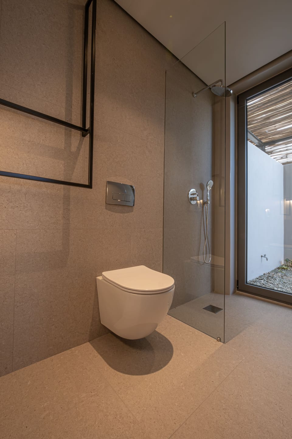 Premium Suite, Private Pool, Sea View | Bathroom | Shower, designer toiletries, hair dryer, slippers