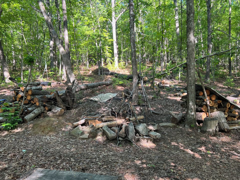 Firepit at main camp area