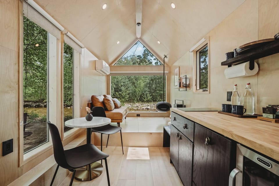 Kitchen and table