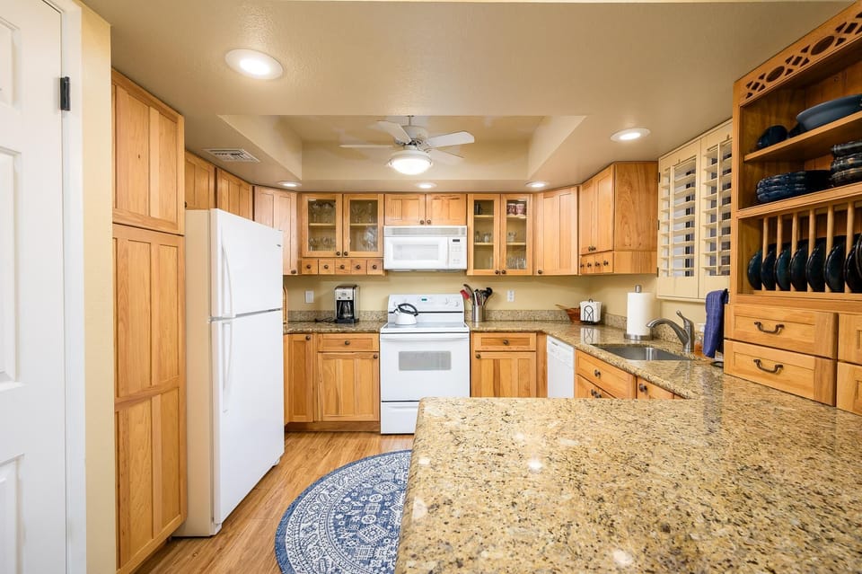All dishes, pot, pans and flat ware provided.