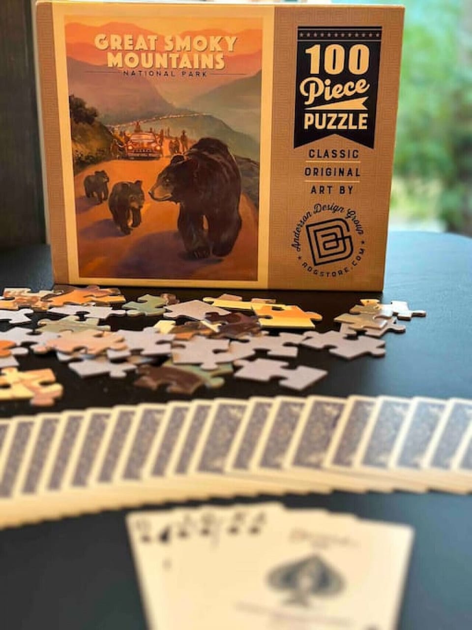 XL card table for your 100 - 1,000 piece puzzle or a classic game of cards