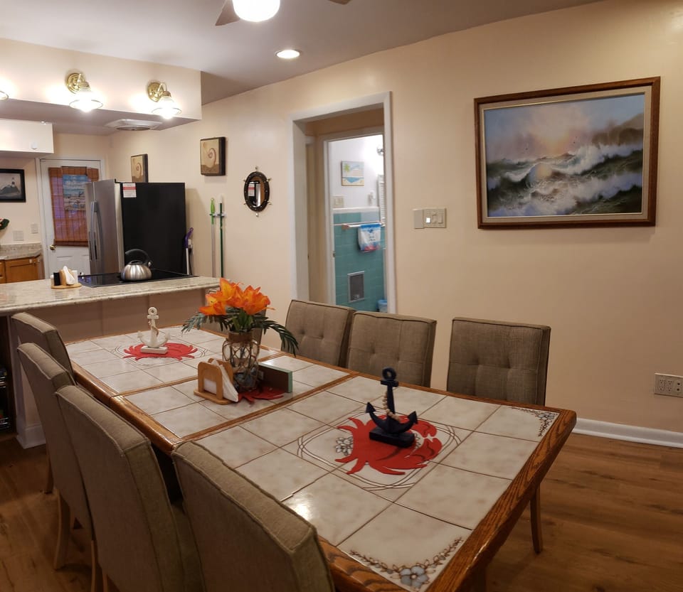 Close proximity to kitchen & bedrooms
