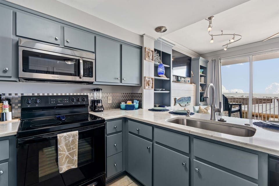 Kitchen Area with a View