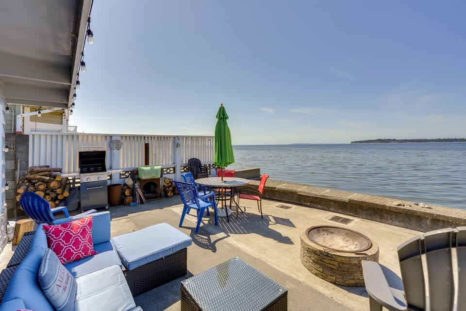 Waterfront Deck | Birch Bay Views