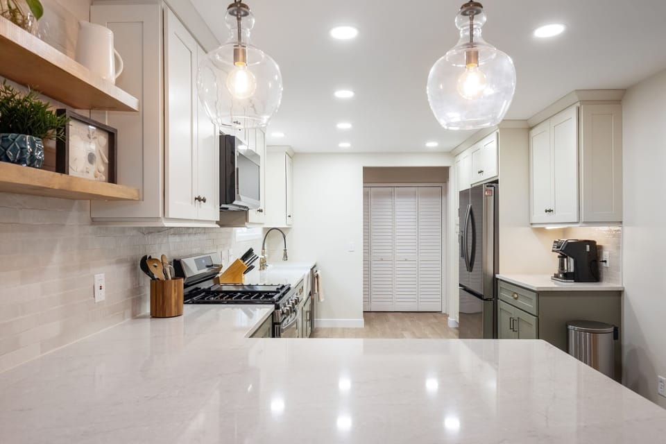 High design and style in the fully equipped kitchen