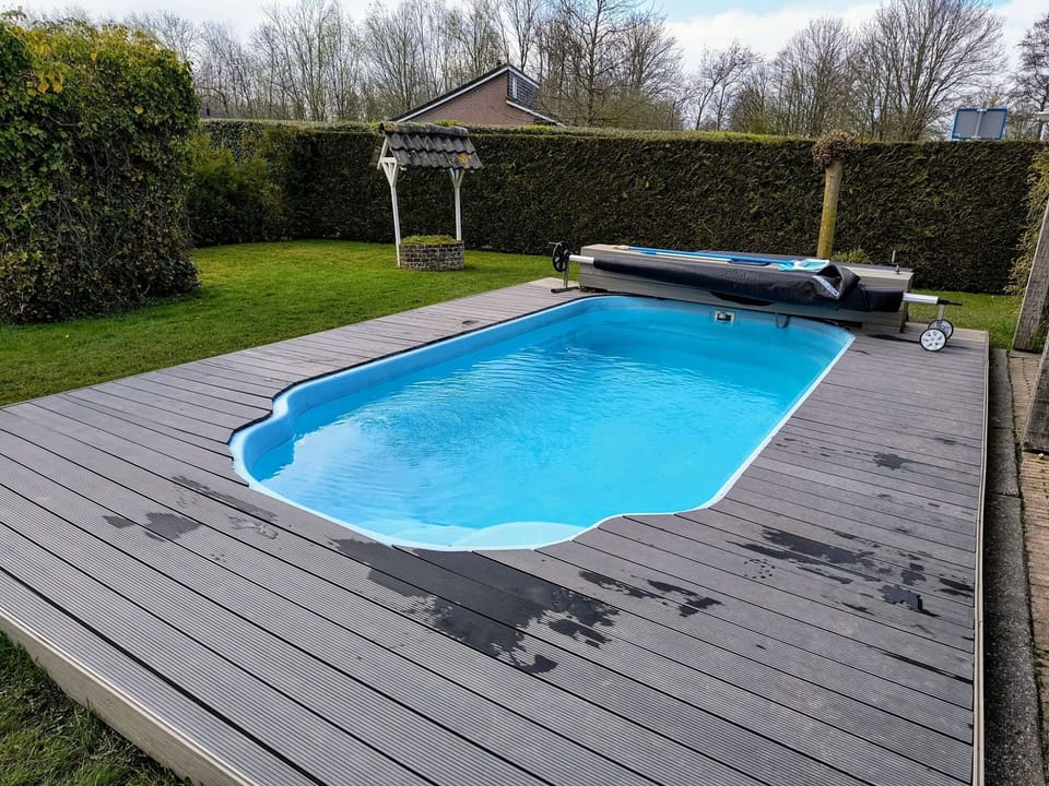 Heated outdoor pool