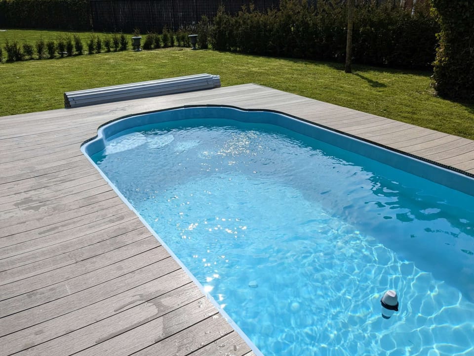 Heated outdoor pool