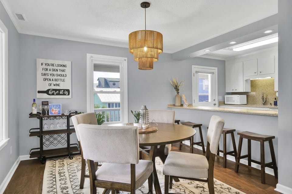 Additional seating at the bar; Unit A