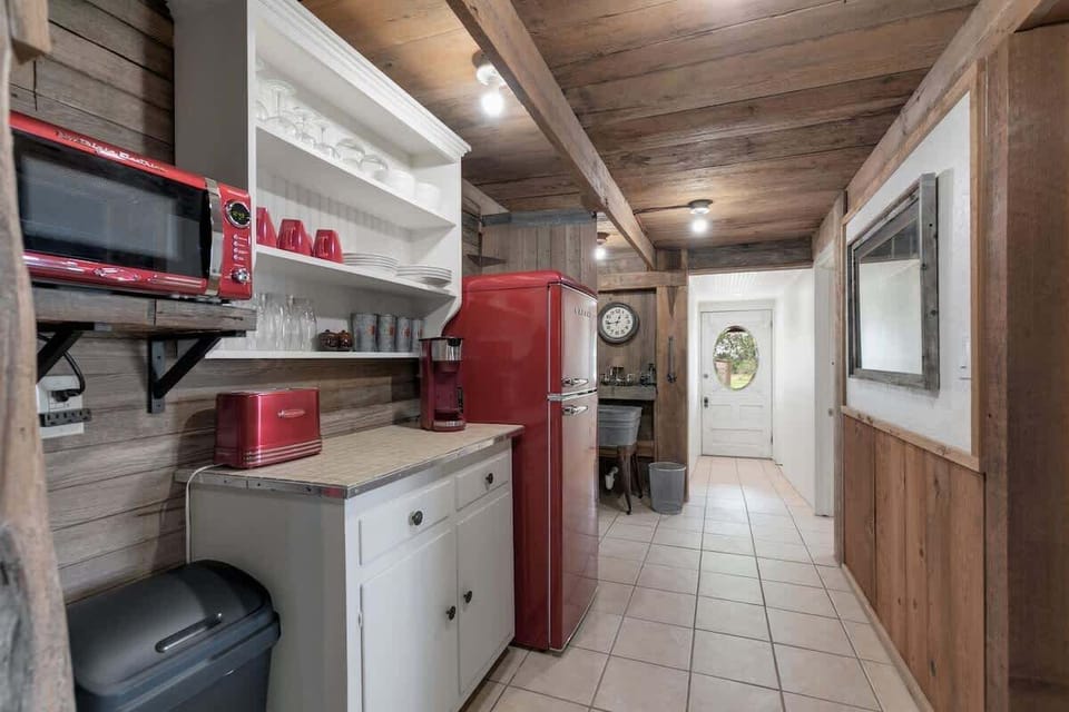 Cabin, Multiple Beds, Patio (3499 W US Hwy 290) | Private kitchen | Coffee/tea maker