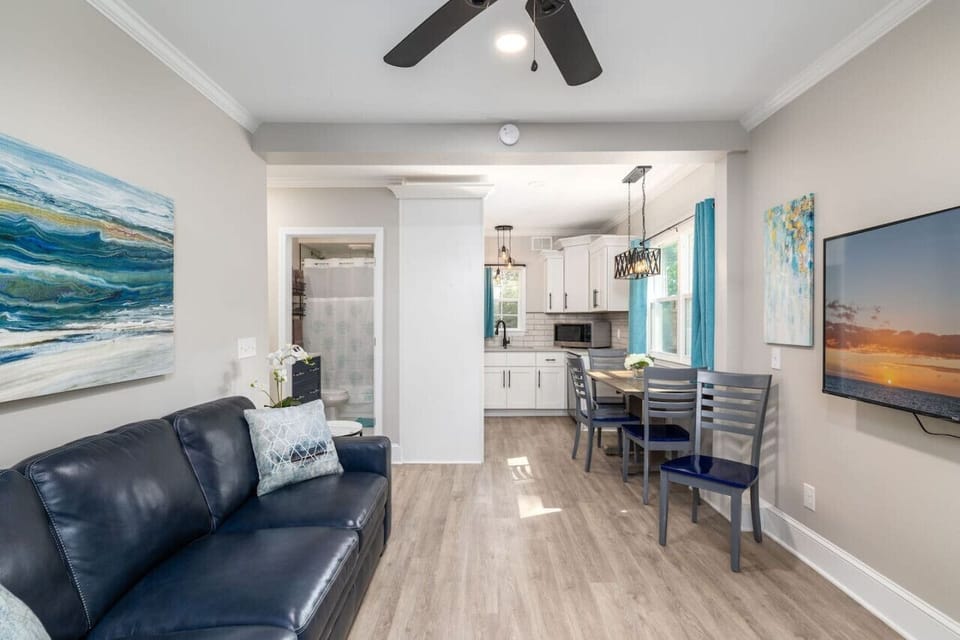 Relax and watch TV from this living room