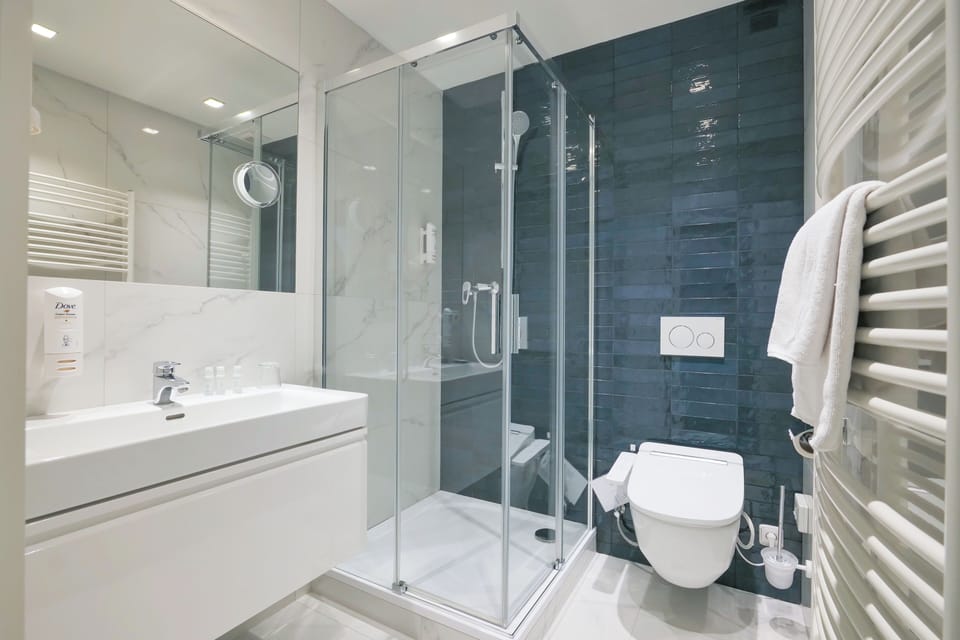 Deluxe Single Room | Bathroom | Free toiletries, hair dryer, towels, soap