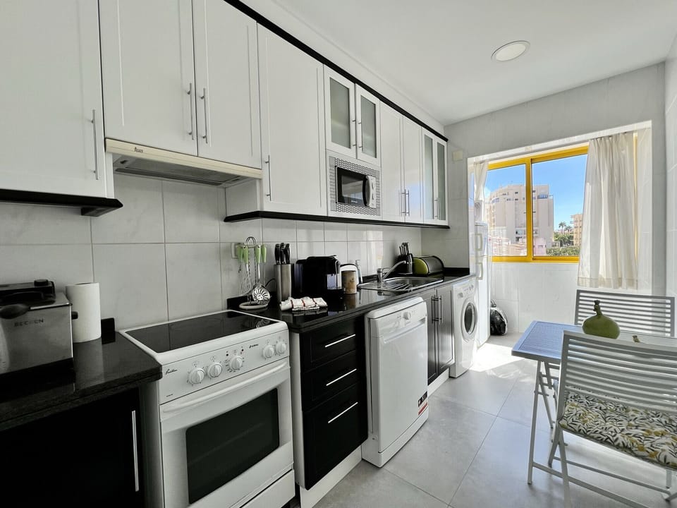 Apartment, 1 Bedroom, Terrace | Private kitchen | Coffee/tea maker, microwave, oven, dishwasher