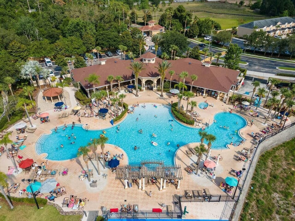 Huge community pool