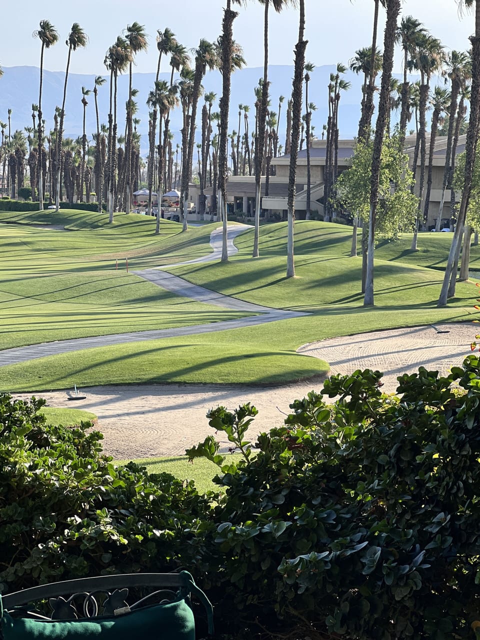 Very private patio. clubhouse is 150yds away