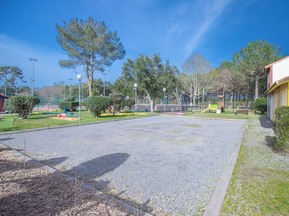 Enjoy a classic French pastime at our petanque field.